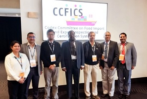 Participation in CODEX Committee on Food Import and Export Inspection and Certification Systems (CCFICS)