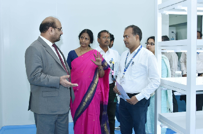 Dr M L Jat, Director General, ICAR Reviews MAHARISHI Activities and Advanced Phenomics Facilities at ICAR–IIMR, Hyderabad