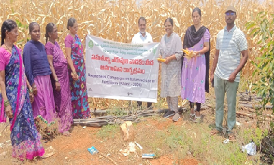 Campaign on Balanced Use of Fertilisers Conducted under ICAR–ATARI Zone X, Hyderabad