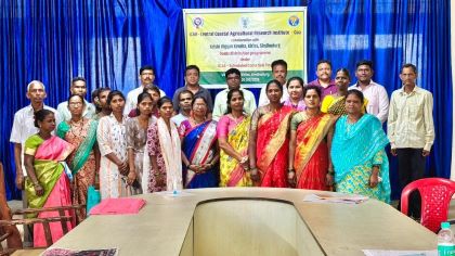 ICAR-CCARI, Goa Organises Training on Scientific Goat Farming and Input Distribution to SC Farmers at Kirlos, Maharashtra