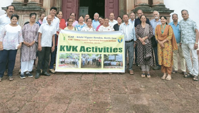 ICAR-CCARI, Goa Promotes Household Nutritional Security through Kitchen Gardens