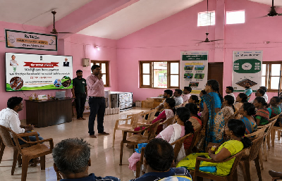 Training-cum-Awareness Programme on “Khet Bachao Abhiyan: Soil Test-Based Fertilizer Application for Sustainable Soil Health Management Organised by ICAR-CCARI, Goa