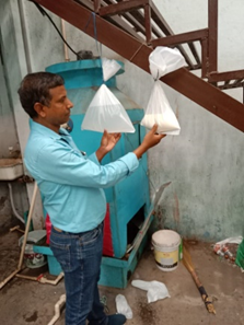 ICAR-CIAE, Bhopal and M/s. Natures Bioplastics Pvt. Ltd. Developes Biodegradable films for Milk and water Packaging