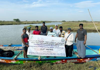 ICAR-CIFRI, Barrackpore Mobilises Fishing Communities to Conserve Indigenous Fish Biodiversity in Pulicat Lake