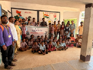 Cleanliness Drive and Awareness Programme at ICAR-CRIDA, Hyderabad Model Village