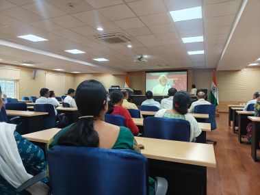 ICAR RC–NEH, Umiam Celebrates the 150th Anniversary of Vande Mataram 7 November 2025, Umiam, Meghalaya ICAR Research Complex for North Eastern Hill Region, Umiam, Meghalaya, joined the nation in celebrating the 150th Anniversary of India’s National Song, Vande Mataram. The programme commenced under the chairmanship of Dr. Sandeep Ghatak, Director (In-Charge), ICAR-RC, NEH. The celebration began with the collective singing of Vande Mataram led by the Director (In-Charge), followed by participation from officers and staff across all six regional centres and 20 Krishi Vigyan Kendras (KVKs) under ICAR RC–NEH. After the rendition of the National Song, participants listened to the live broadcast of the Prime Minister of India, Shri Narendra Modi Ji’s address to the nation, commemorating 150 years of Vande Mataram. The observance concluded with a vote of thanks by Dr. Sandeep Ghatak, who appreciated the enthusiastic participation of all officers and staff and highlighted the significance of Vande Mataram as a timeless symbol of India’s unity, pride, and patriotic spirit. More than 1,200 staff members from across the Northeast region joined the event virtually marking this historic occasion. (Source: ICAR Research Complex for North Eastern Hill Region, Umiam, Meghalaya)