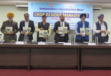 Stakeholders’ Consultation on Crop Residue Management Organized in Ludhiana