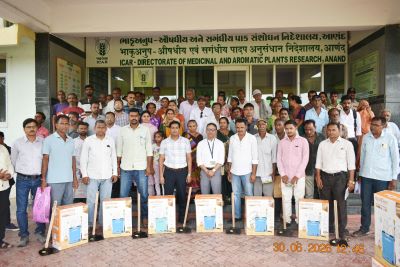 ICAR-DMAPR, Anand, Gujarat Organises Farmers' Training on Balanced Use of Fertilizers and Promotion of Medicinal and Aromatic Plants