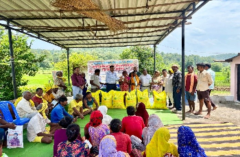 Training Programme and Farmers-Scientists Interface cum Input Distribution under Tribal Sub Plan Organised