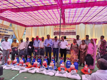 Kisan Sangosthi-cum-Input Distribution Programme Organized under TSP at ICAR-DWR, Jabalpur