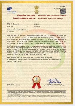 ICAR-IIAB, Ranchi secures ‘Design Registration’ for developing nanoparticle-synthesizing machine prototype