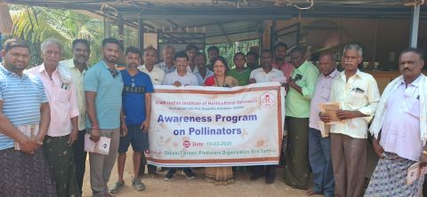 Pollinator Awareness Initiatives by ICAR-IIHR, Bengaluru Benefit Farmers and Youth