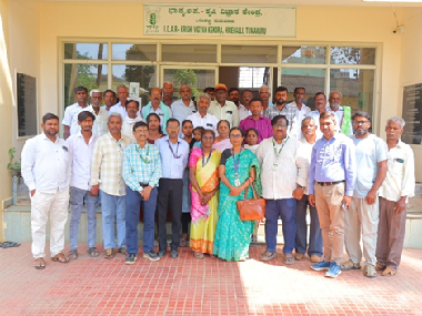 Awareness Programme on Protection of Plant Varieties and Farmers Right Act, 2001 Organised at ICAR-KVK, Hirehalli