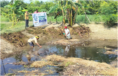 ICAR-MGIFRI, Motihari Organises Water-Body Cleaning Activity under Swachhata Hi Seva–2026