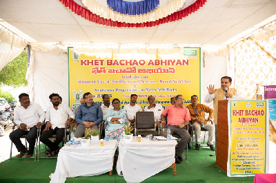 ICAR-NAARM, Hyderabad Organizes Workshop cum Field Day on “Balanced Use of Fertilizers and Science-Based Nutrition” under Khet Bachao Abhiyan