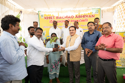 ICAR-NAARM, Hyderabad Organizes Workshop cum Field Day on “Balanced Use of Fertilizers and Science-Based Nutrition” under Khet Bachao Abhiyan
