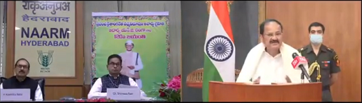 ICAR-NAARM celebrates 120th Birth Anniversary of Acharya Shri N.G. Ranga