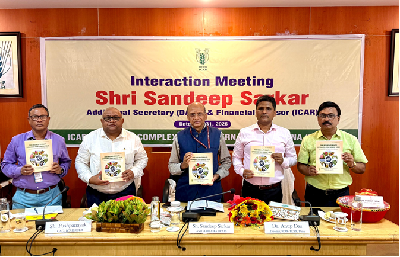 Additional Secretary, DARE Shri Sandeep Sarkar Stresses Farmer-Centric Research and Financial Prudence during his Visit to ICAR-RCER, Patna